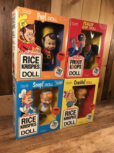 画像3: Kellogg's Snap Crackle Pop & Toucan Sam Box Doll Set　ケロッグ　ビンテージ　ボックスドールセット　スナップクラックルポップ　80年代
