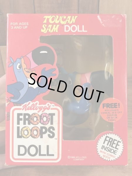 ケロッグのアドバタイジングキャラクター「スナップクラックルポップ」の70年代ビンテージ箱付きドールセット