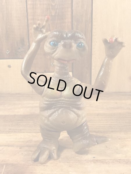 スイッチを入れると目が光るイーティーの80年代ビンテージフィギュア