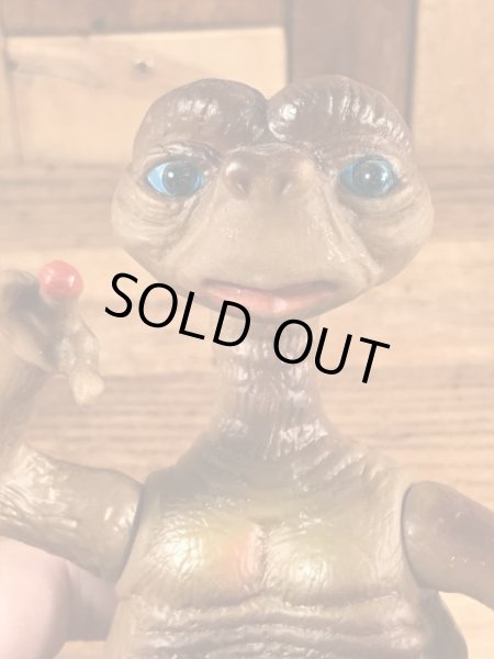 スイッチを入れると目が光るイーティーの80年代ビンテージフィギュア