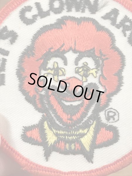 マクドナルドのロナルドの70年代ビンテージワッペン