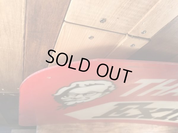 ケンタッキーフライドチキンのThank You Exitと書かれた70’sヴィンテージ看板