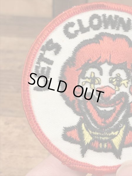 マクドナルドのロナルドの70年代ビンテージワッペン