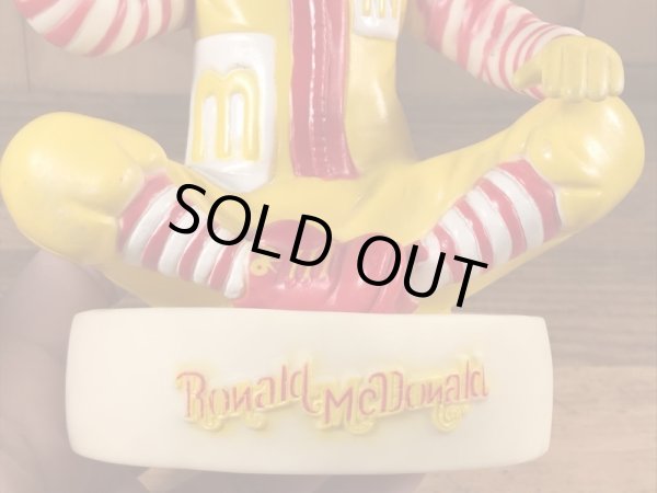 マクドナルドのロナルドの80年代ビンテージ貯金箱