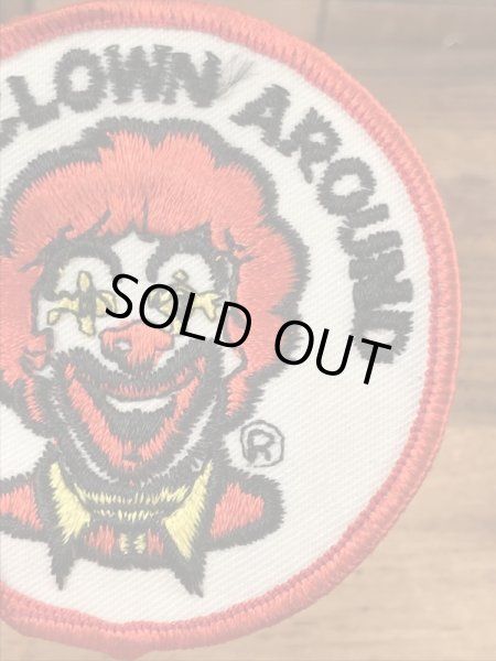 マクドナルドのロナルドの70’sヴィンテージパッチ