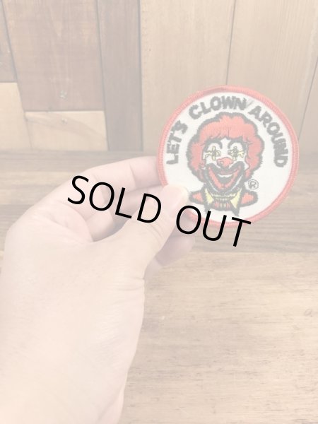 マクドナルドのロナルドの70年代ビンテージワッペン