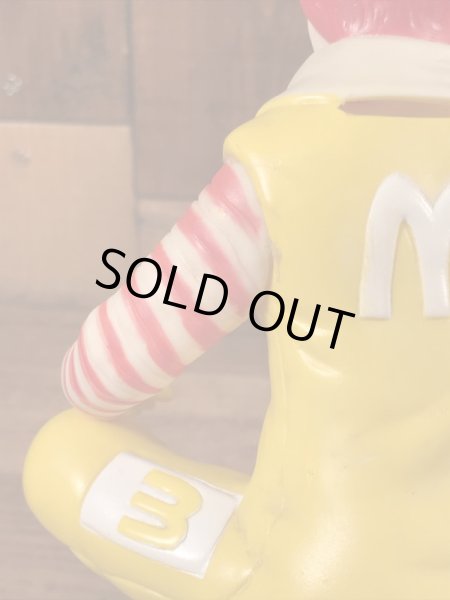 マクドナルドのロナルドの80年代ビンテージ貯金箱