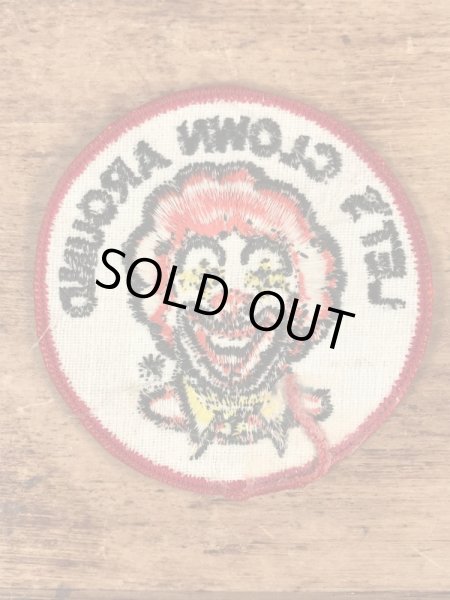 マクドナルドのロナルドの70’sヴィンテージパッチ