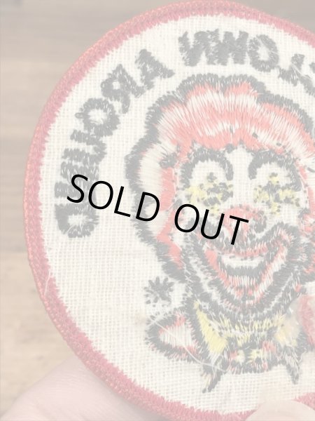 マクドナルドのロナルドの70’sヴィンテージパッチ