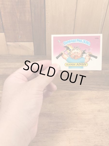 Topps社製のガーベッジペイルキッズの80’sヴィンテージステッカーカード