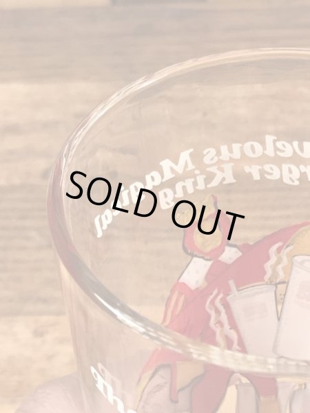 バーガーキングの王様が描かれた70年代ビンテージグラス