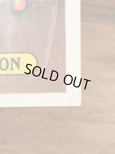 トップス社製のガーベッジペイルキッズの80年代ビンテージステッカーカード