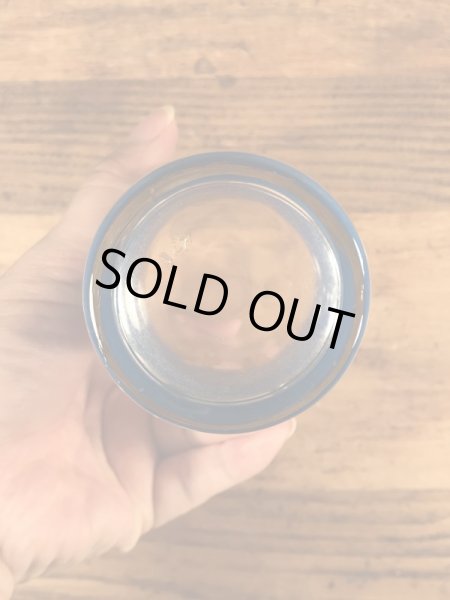 Burger Kingの王様とメッセージが書かれた70’sヴィンテージガラスコップ