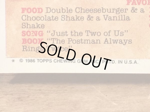 Topps社製のガーベッジペイルキッズの80’sヴィンテージカードシール