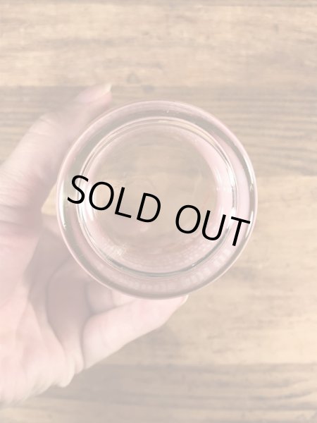 Burger Kingの王様とメッセージが書かれた70’sヴィンテージガラスコップ