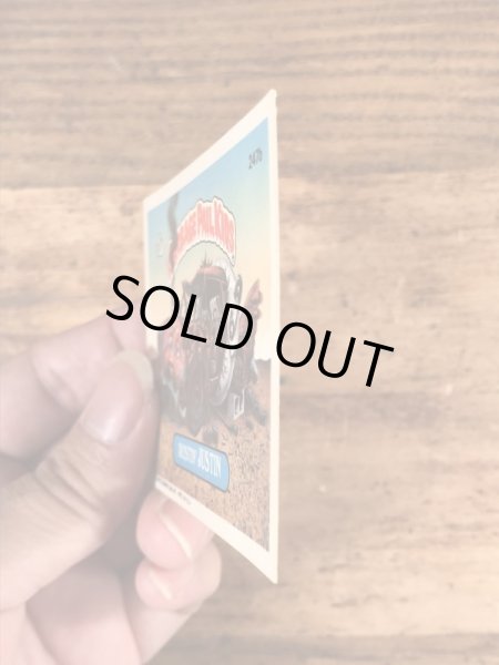 トップス社製のガーベッジペイルキッズの80年代ビンテージステッカーカード