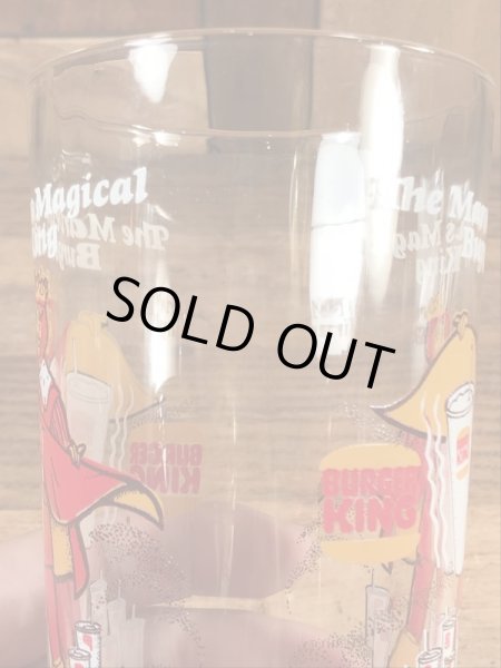 バーガーキングの王様が描かれた70年代ビンテージグラス