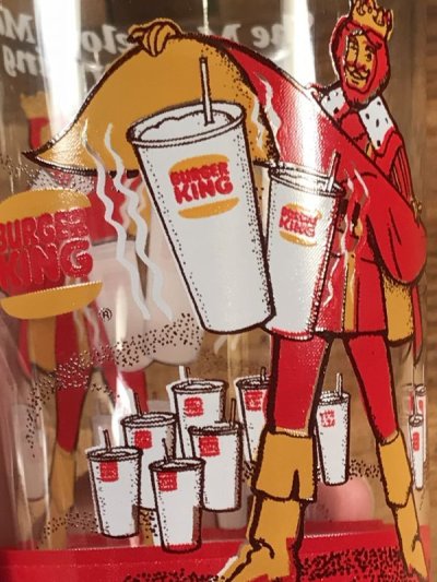 画像1: The Marvelous Magical Burger King “Shake” Glass　バーガーキング　ビンテージ　グラス　ファーストフード　70年代