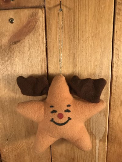 画像1: Carl's Jr. Star Christmas Plush Ornament　カールスジュニア　ビンテージ　オーナメントドール　ファーストフード　90年代