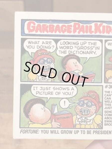 Topps社製のガーベッジペイルキッズの80’sヴィンテージステッカーカード