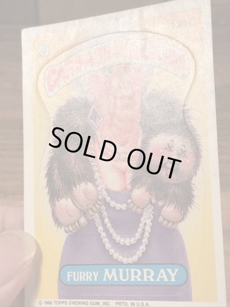 Topps社製のガーベッジペイルキッズの80’sヴィンテージステッカーカード