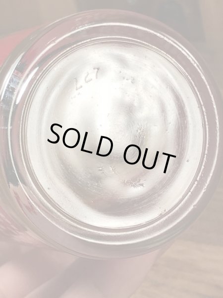 Burger Kingの王様とメッセージが書かれた70’sヴィンテージガラスコップ