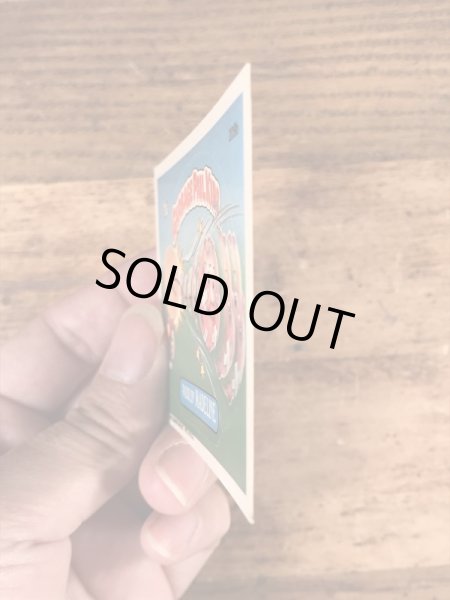 トップス社製のガーベッジペイルキッズの80年代ビンテージステッカーカード