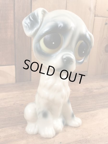 ビッグアイズのサッドドッグの60年代ビンテージ置物