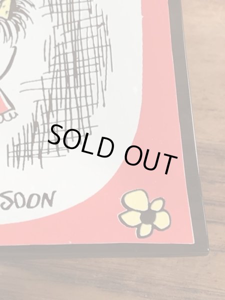 Houze Art社製のメッセージが描かれた60年代ビンテージ灰皿