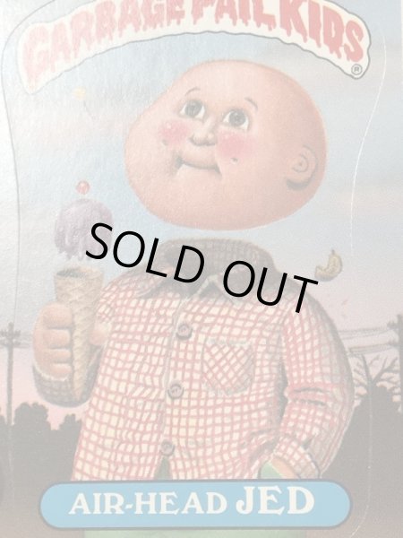 トップス社製のガーベッジペイルキッズの80年代ビンテージステッカーカード