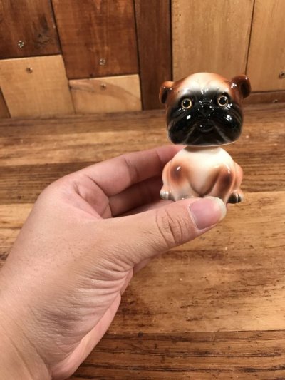 画像3: “Bulldog” Ceramic Bobbing Head Doll　ブルドッグ　ビンテージ　ボビングヘッド　首振り人形　50〜60年代