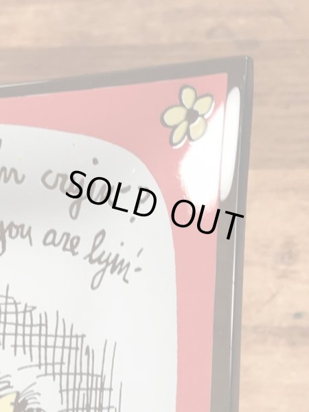 Houze Art社製のメッセージが描かれた60年代ビンテージ灰皿