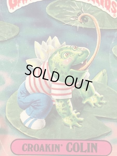 トップス社製のガーベッジペイルキッズの80年代ビンテージステッカーカード