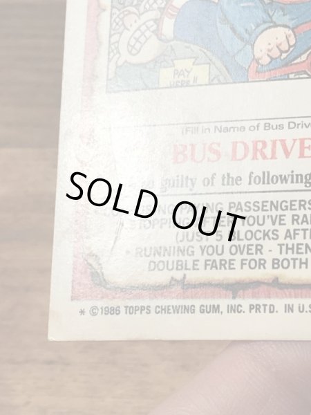 Topps社製のガーベッジペイルキッズの80’sヴィンテージカードシール