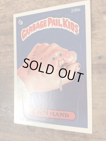 Topps社製のガーベッジペイルキッズの80’sヴィンテージカードシール