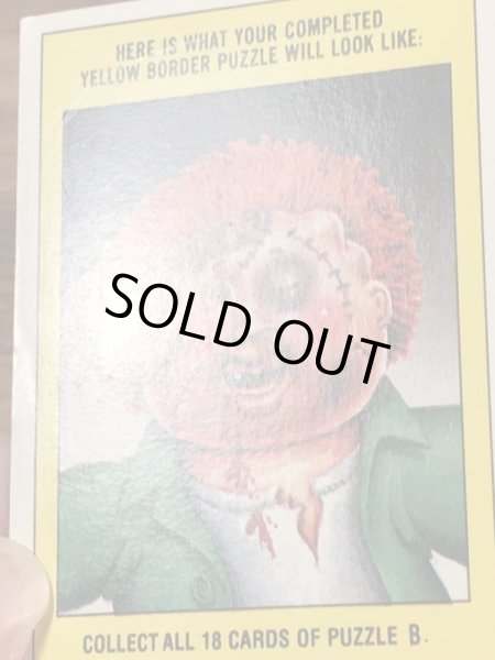 Topps社製のガーベッジペイルキッズの80’sヴィンテージカードシール