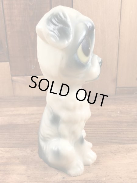 ビッグアイズのサッドドッグの60年代ビンテージ置物