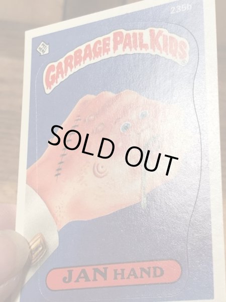 Topps社製のガーベッジペイルキッズの80’sヴィンテージカードシール