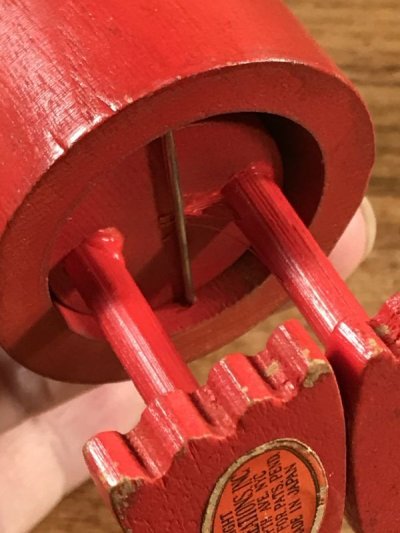 画像1: Pride Creations Popsies “Red Devil” Wooden Message Toy　レッドデビル　ビンテージ　ポップシーズ　メッセージトイ　60年代