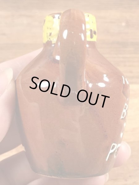 Little Brown Jugのセラミック製の50〜60’sヴィンテージソルト＆ペッパー