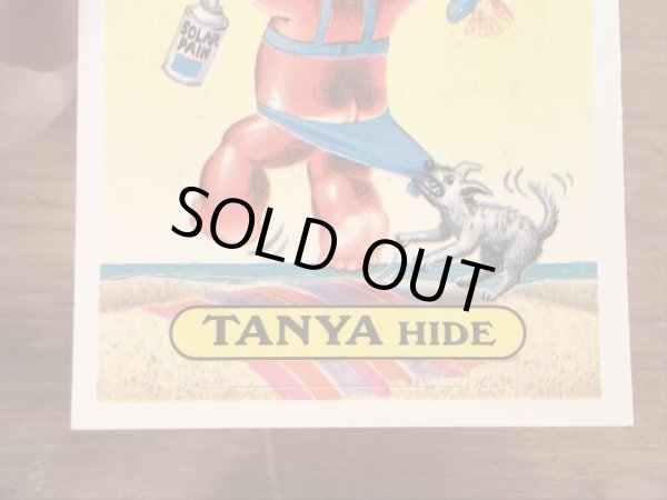 Topps社製のガーベッジペイルキッズの80’sヴィンテージカードシール