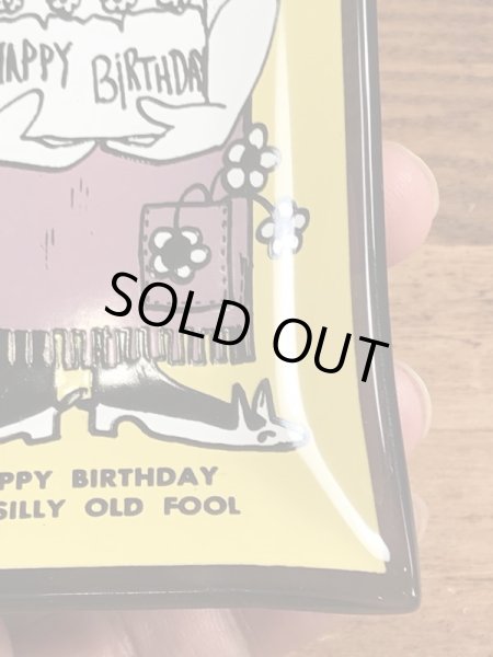 Houze Art社製のメッセージが描かれた60年代ビンテージ灰皿