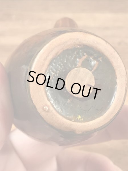 Little Brown Jugのセラミック製の50〜60’sヴィンテージソルト＆ペッパー