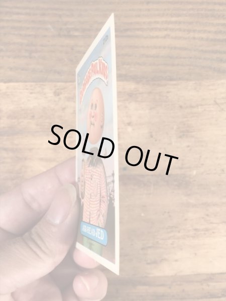 トップス社製のガーベッジペイルキッズの80年代ビンテージステッカーカード