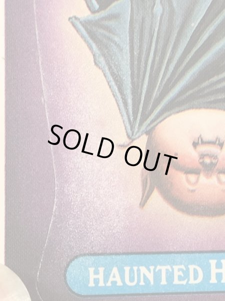 トップス社製のガーベッジペイルキッズの80年代ビンテージステッカーカード