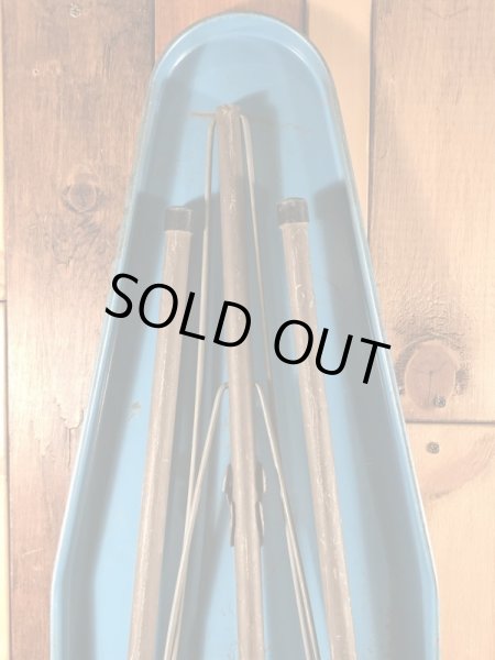 Tin製のフクロウが描かれた50〜60’sヴィンテージミニアイロン台