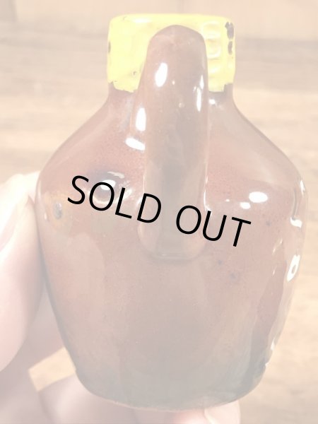 Little Brown Jugのセラミック製の50〜60’sヴィンテージソルト＆ペッパー