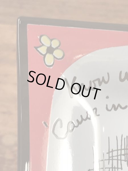 Houze Art社製のメッセージが描かれた60’sヴィンテージアシュトレイ