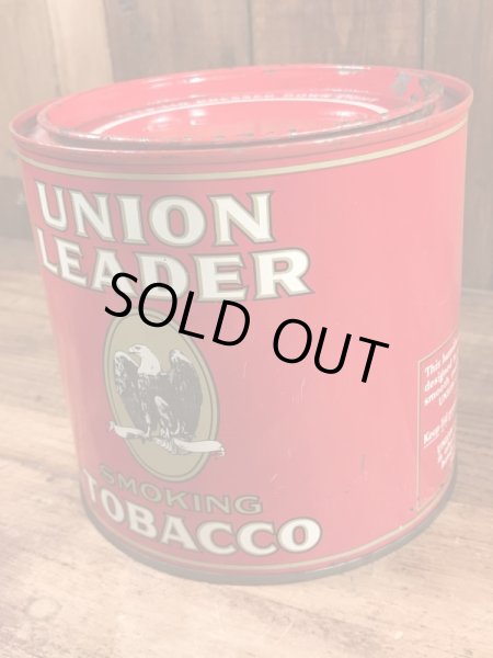Union Leaderのタバコが入っていた50’sヴィンテージTin缶