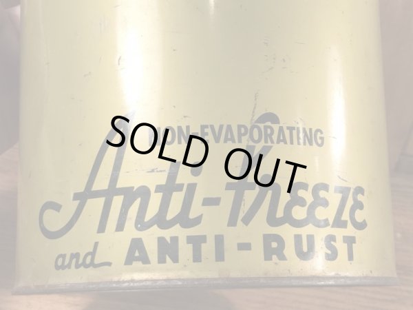 Zerex Du Pontの不凍液の40年代ビンテージブリキ缶